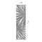 World Rug Gallery Tropical Leaves Nature Inspired Indoor/Outdoor Runner Rug 2' x 7' Gray 4030GRAY2X7 - alternate 2